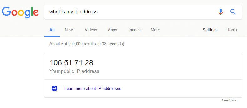 Google Analytics IP address
