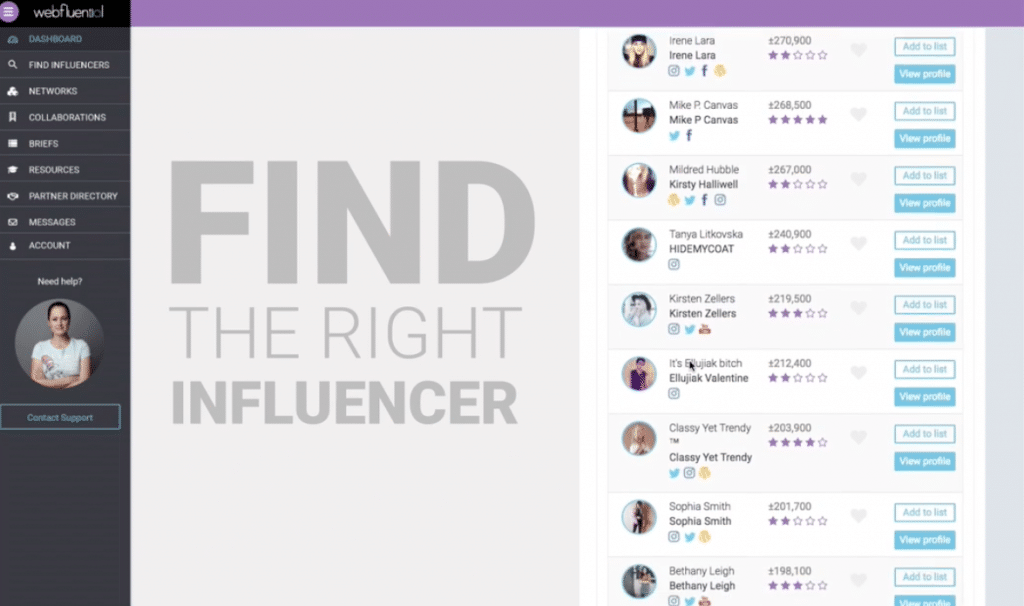 Influencer Marketing Campaign Webfluential