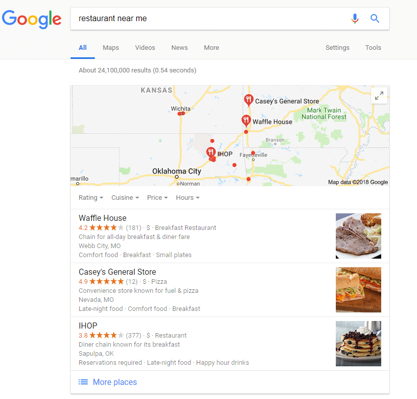 Restaurant Near Me